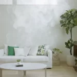 加湿器のある部屋